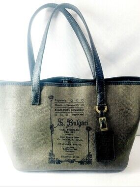 Bvlgari Leather Satchel 